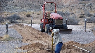 Trenching for New Service